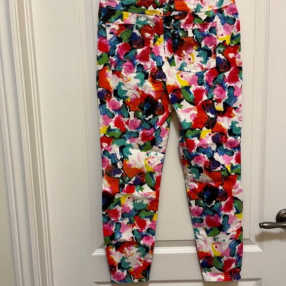ORANGE Fashion Village size L multi coloured pullon pants - Picture 2 of 6